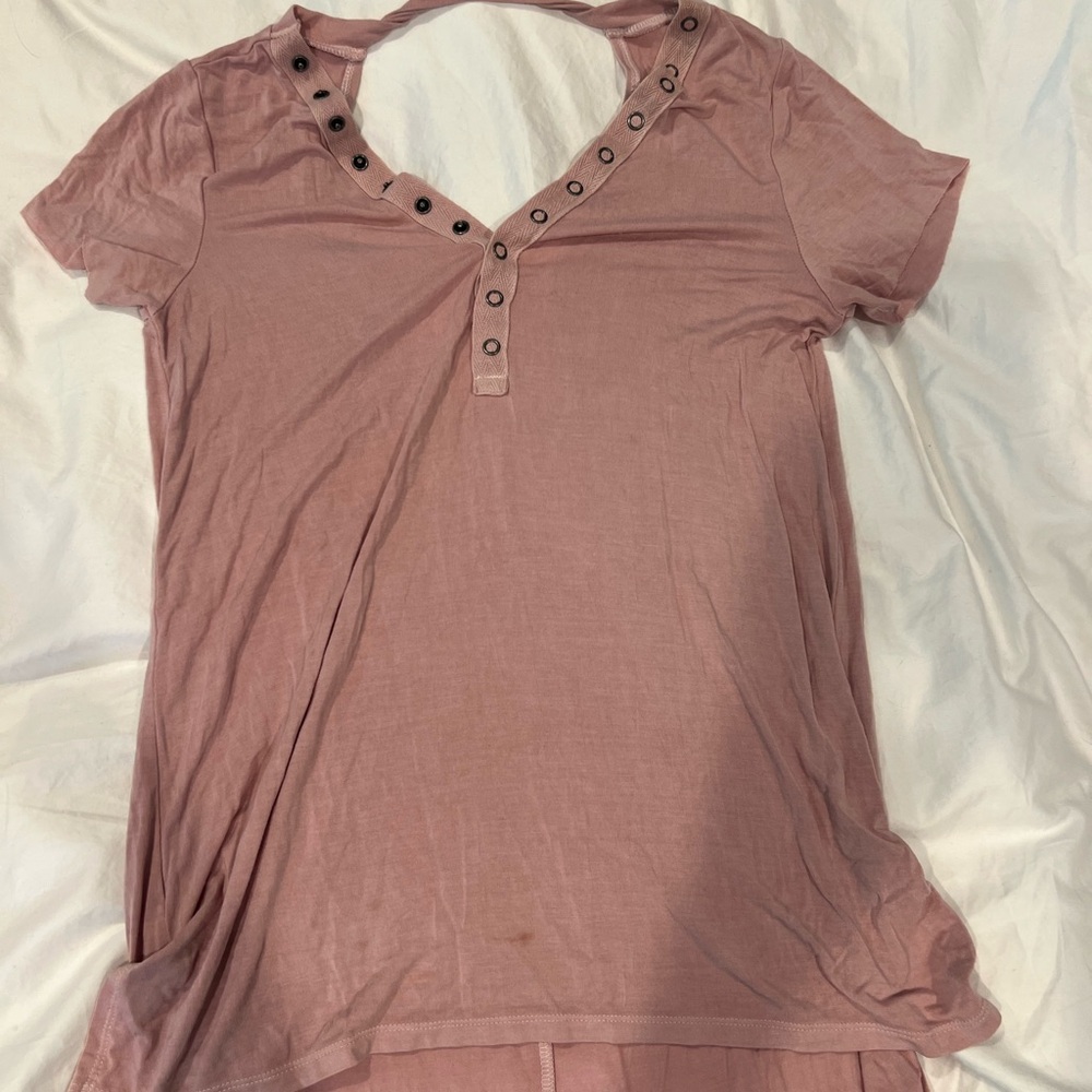 American eagle pink/ purple tshirt